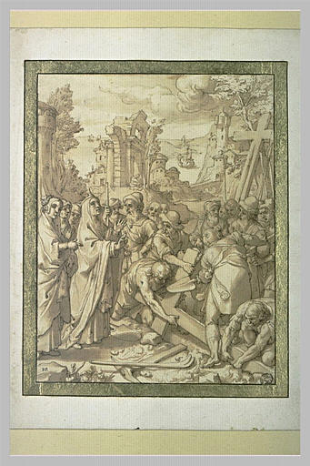 L'Invention de la Croix : sainte Hélène faisant déterrer les croix_0