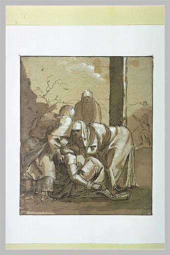 La Sainte Vierge évanouie au pied de la Croix_0