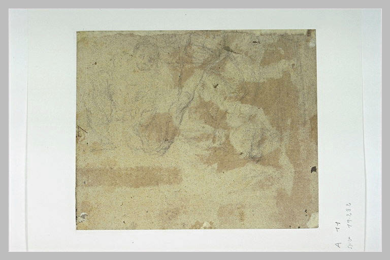 Etudes de tête et d'une jambe_0