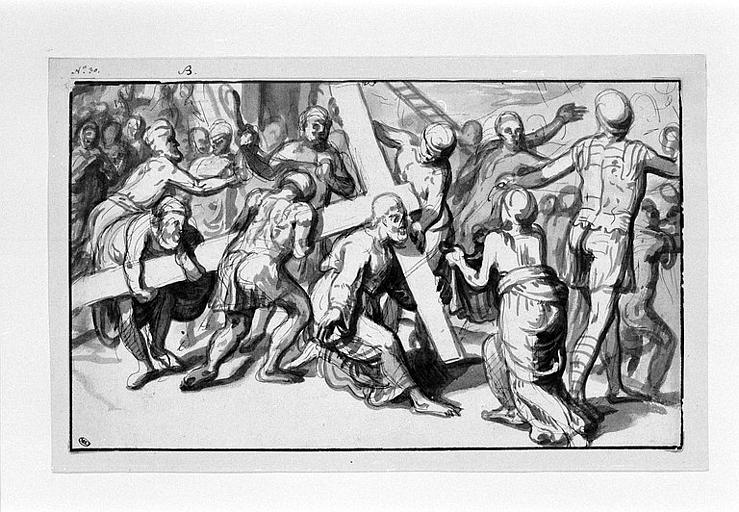 Le Christ succombant sous le poids de la Croix_0