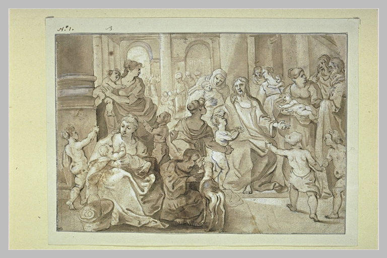 Jésus appelant à lui les petits enfants_0