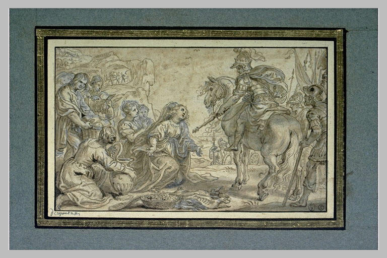 Abigaïl offrants des présents à David_0