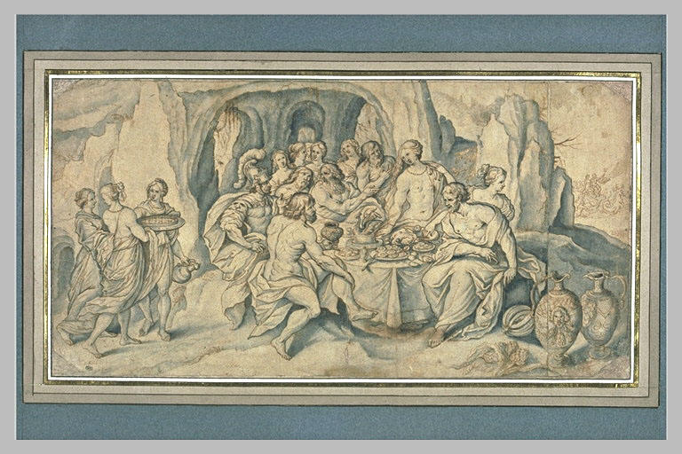 Festin de dieux, à l'occasion du mariage de Neptune et d'Amphitrite_0