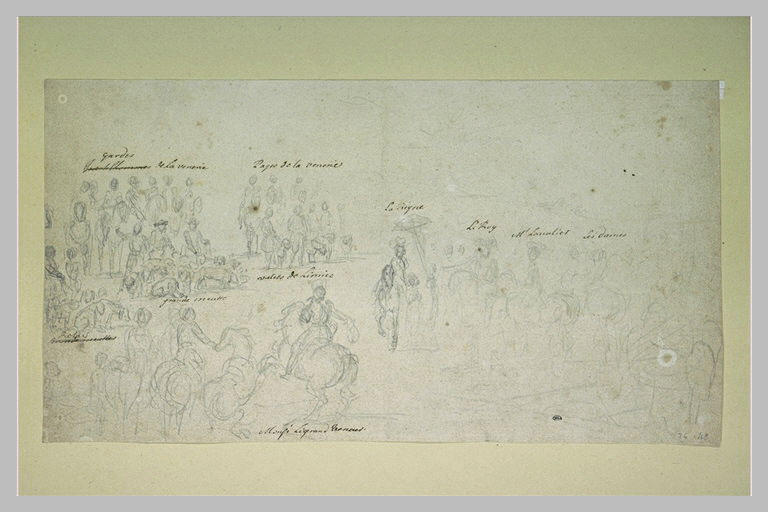 Etude pour une chasse royale à Versailles_0