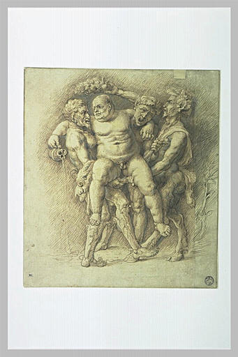 Silène porté par un satyre et deux faunes_0
