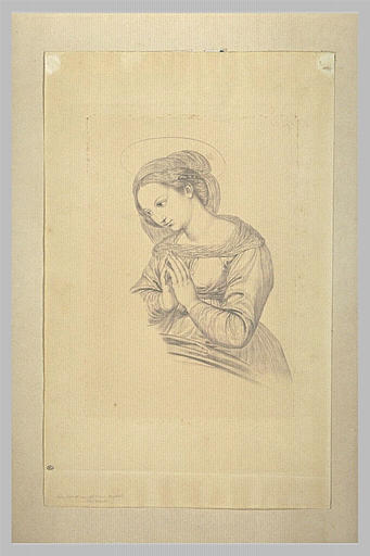 La Vierge priant tournée vers la droite_0