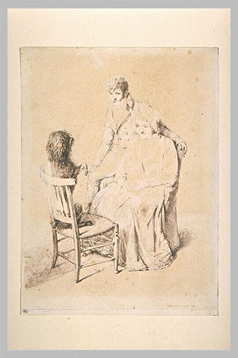 Portraits de Madame Thiénon mère et d'Isabey_0