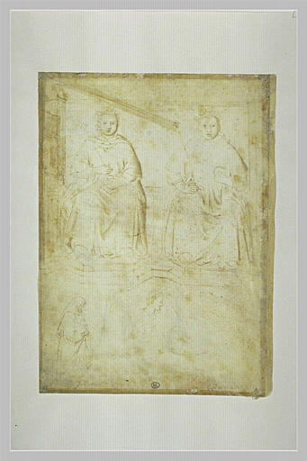 Deux rois assis et autres figures_0