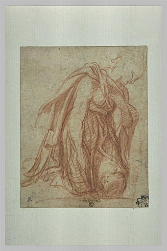 Etude de femme agenouillée_0