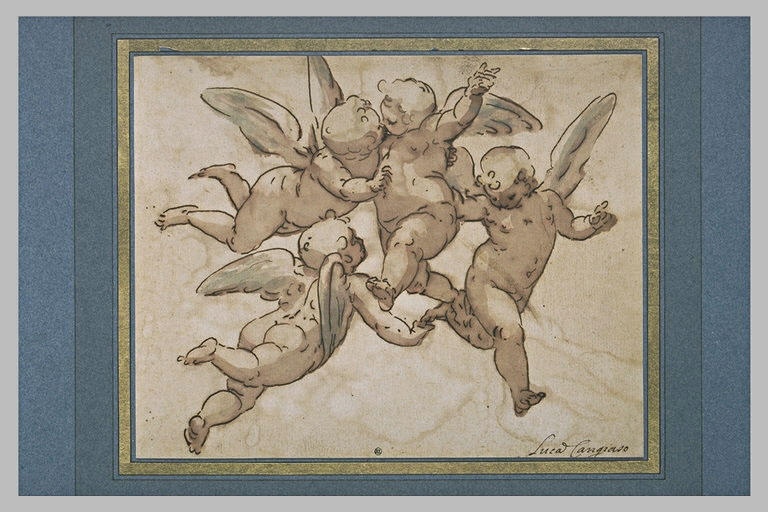 Quatre angelots volant_0