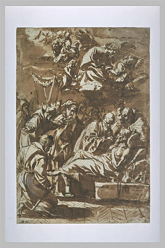 Dernière Communion d'un moine moribond_0