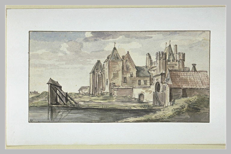 Vue du château de Purmerend_0