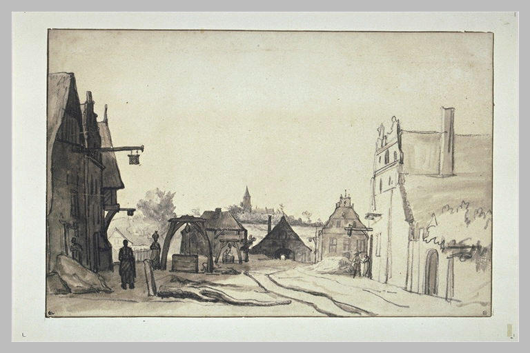 Vue d'un village_0