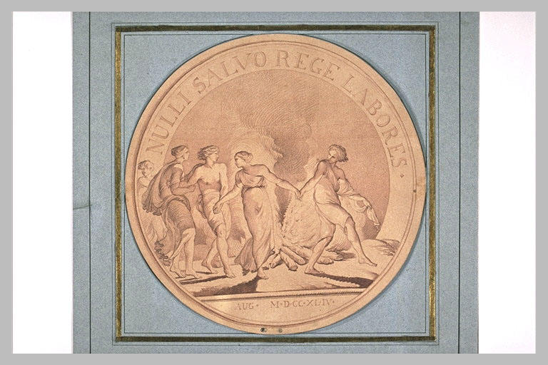 Feux de joie pour la convalescence du roi en 1744_0