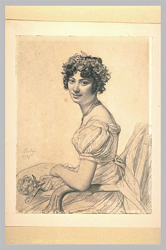 Portrait de mademoiselle Julie Duvidal de Montferrier_0