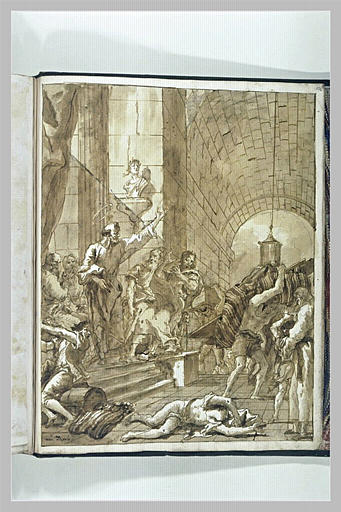 Saint Pierre guérissant le paralytique de Lydda (?)_0