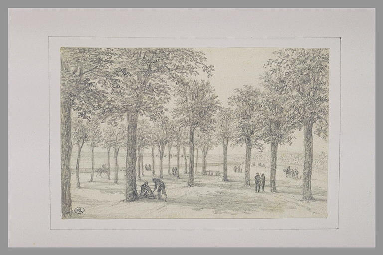 Promenade boisée prés de la Seine_0