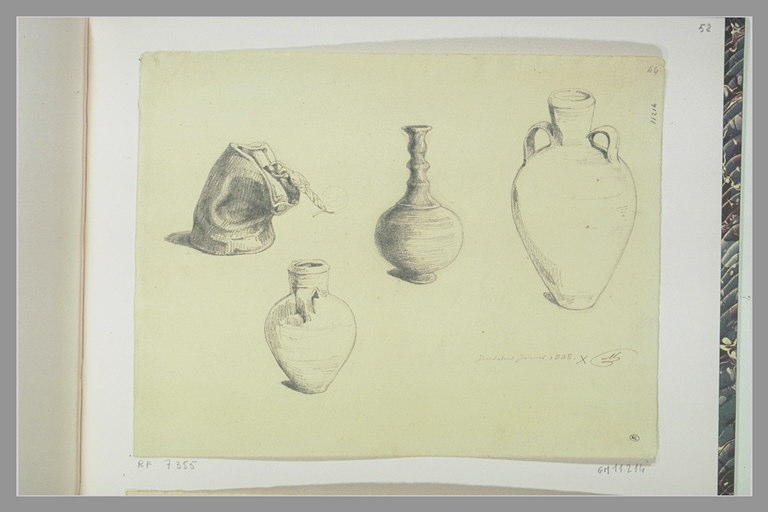 Une gourde, une carafe et deux cruches à Jérusalem_0