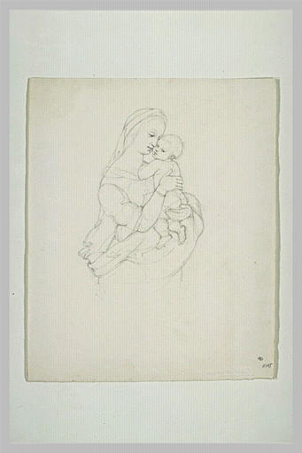 La Vierge à l'Enfant dans un paysage_0