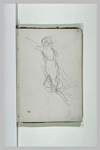 Figure étendant le bras droit_0