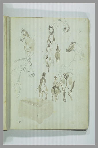 Croquis de chevaux_0