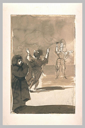 Deux figures et une apparition d'homme : Hamlet et le spectre de son père_0