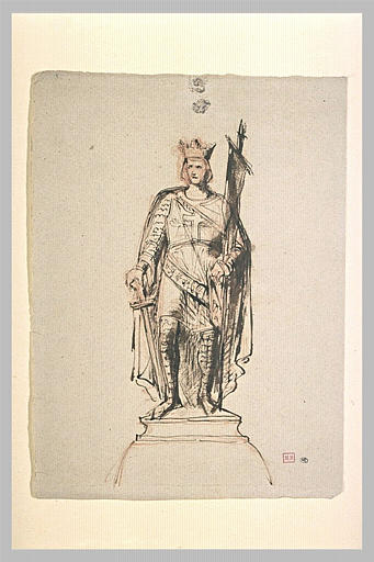 Projet pour une statue de saint Louis_0