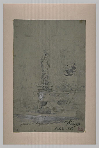 Une fontaine dans les jardins Boboli_0