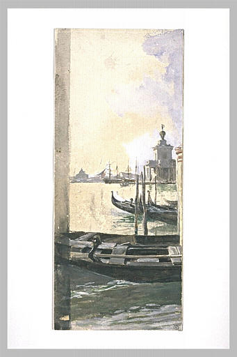 Vue de la lagune à Venise_0