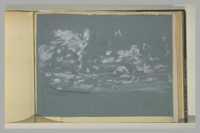 Etude de ciel avec des nuages blancs_0