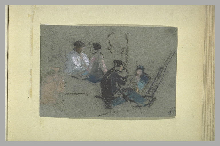 Quatre figures assises_0