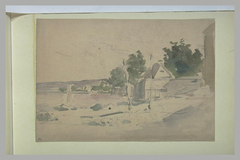 Maison en bord de mer, à marée basse_0