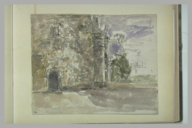 Vue d'une église_0
