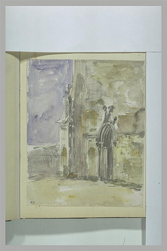 Vue d'une église_0