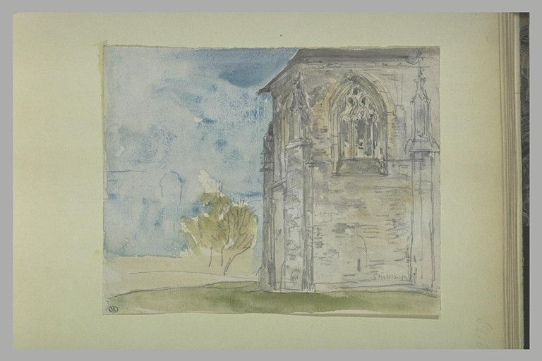 Vue d'une abside d'église_0