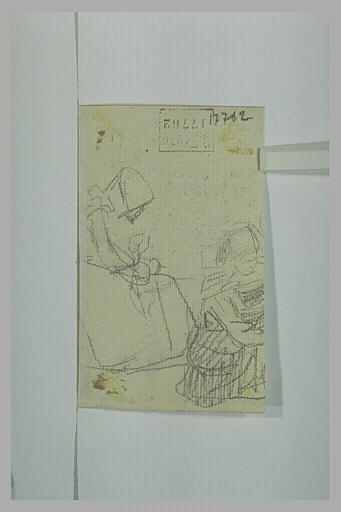 Deux femmes bretonnes assises_0