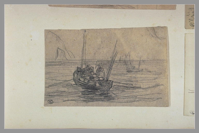 Barque avec des pêcheurs_0