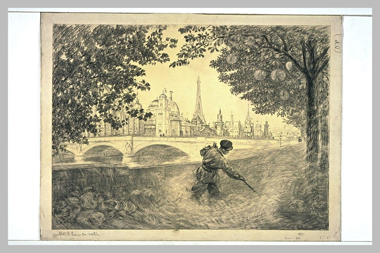 Jardinier fauchant une pelouse du Cours de la Reine mère [Exposition Universelle de 1900]_0