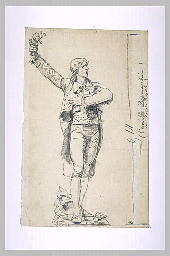 Camille Desmoulins au Palais-Royal_0