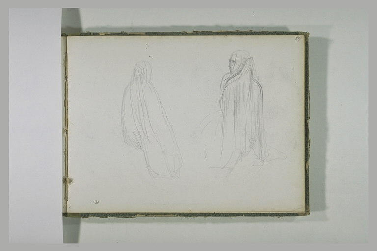 Deux figures drapées_0