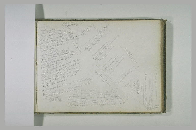 Motifs décoratifs et notes manuscrites_0