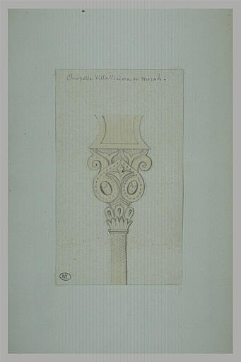 Ornement de colonne relevé à Villaviciosa_0