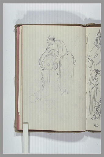 Femme renversant une cruche_0