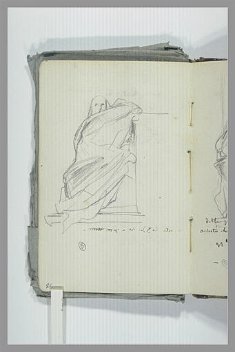 Figure drapée assise_0