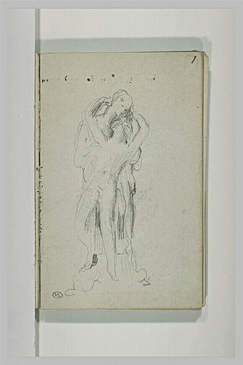 Deux figures enlacées : Héro et Léandre (?)_0