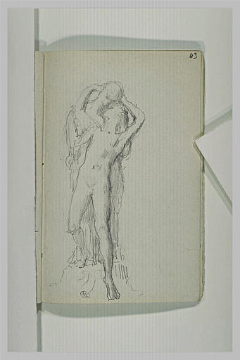 Deux figures enlacées : Héro et Léandre (?)_0