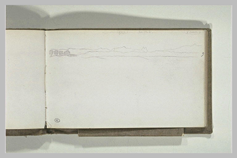 Esquisse d'un paysage_0