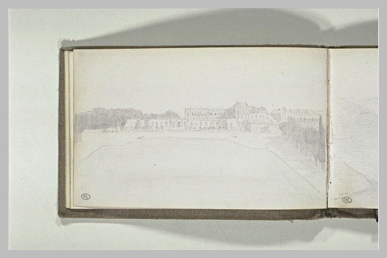 Château de Versailles, vu du bassin des Suisses_0