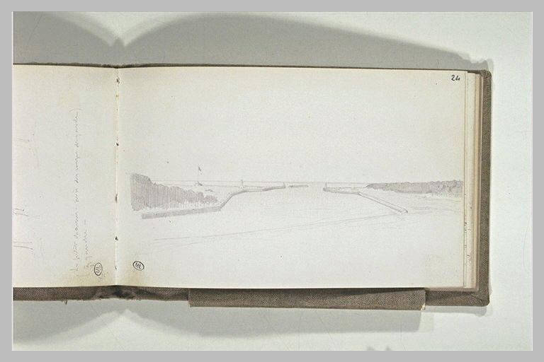 Vue d'un bord de mer avec une jetée_0