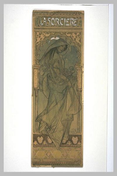 Projet d'affiche pour la Sorcière, 1903_0